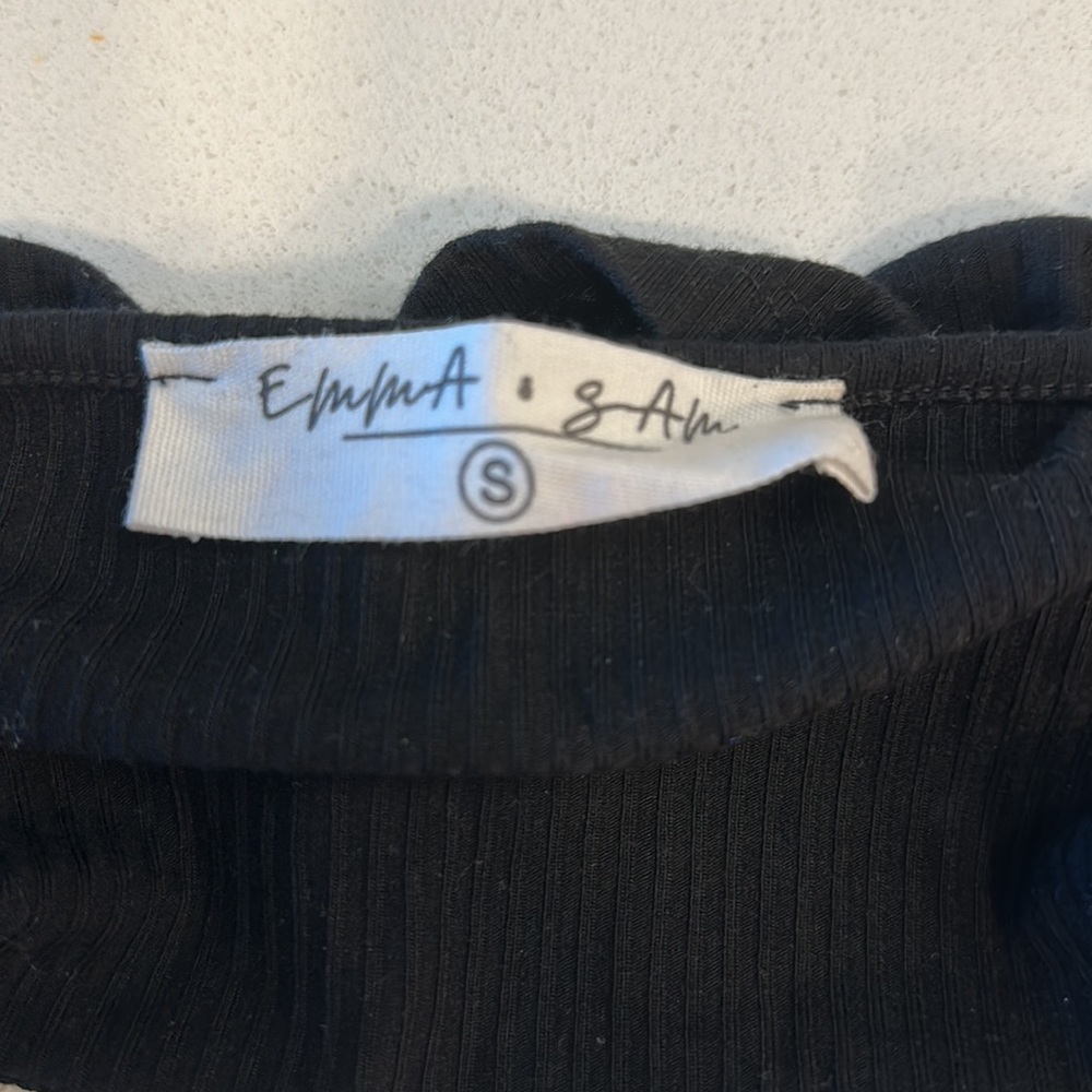 Black Rhinestone Tank - Picture 3 of 3